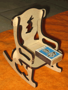 Laser Cut Doll Chair 6mm Free DXF File
