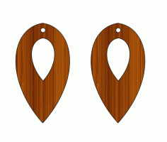 Laser Cut Earrings Set Jewelry Template Wood Cutout Free Vector File