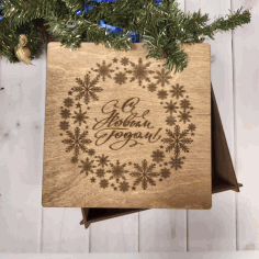 Laser Cut Gift Boxes Layout Free Vector File