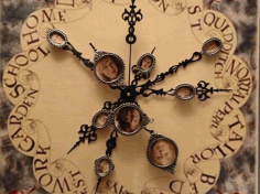 Laser Cut Harry Potter Weasley Clock Free Vector File