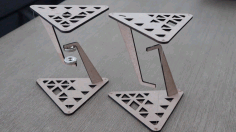 Laser Cut Impossible Table Tensegrity Table Free DXF File