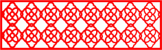 Laser Cut Jali Inspired Pattern Grill Screen Design Free Vector File