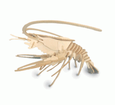 Laser Cut Lobster 3d Puzzle Free DXF File