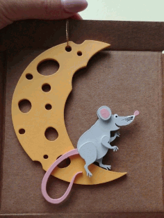 Laser Cut Mouse Free DXF File