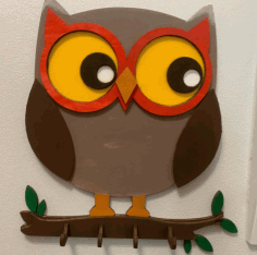 Laser Cut Owl Wall Hanger Owl Wall Decor Free Vector File