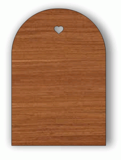 Laser Cut Personalised Wooden Luggage Tag Bag Tag Gift Tag Free Vector File