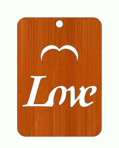 Laser Cut Personalized Couple Happy Valentines Day Wooden Gift Engraved Tag Free Vector File