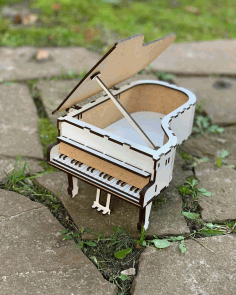 Laser Cut Piano Musical Toys For Kids Free Vector File