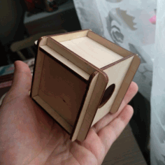 Laser Cut Plywood Rabbit Box Free Vector File