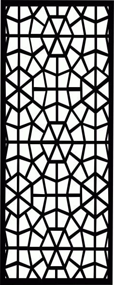 Laser Cut Privacy Partition Indoor Panels Floral Lattice Stencil Room Divider Pattern Free DXF File