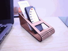 Laser Cut Remote Control Stand Remote Holder 3mm Free Vector File