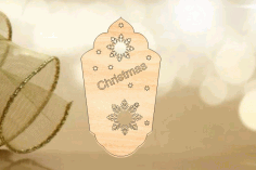 Laser Cut Snowflakes Ornament Hanging Bauble Christmas Decorations Free Vector File, Free Vectors File