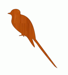 Laser Cut Swallow Wooden Bird Cutout Free Vector File