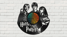 Laser Cut Watch 20 Harry Potter Free Vector File