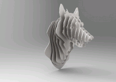 Laser Cut Wolf Trophy 3d Animal Head Free Vector File