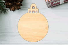 Laser Cut Wooden Bauble Shapes For Christmas Decorations Free Vector File