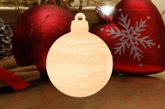 Laser Cut Wooden Bauble Shapes For Christmas Tree Xmas Wood Craft Decorations Free Vector File