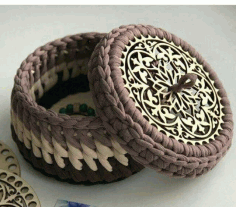 Laser Cut Wooden Bottoms For Knitting Baskets Crochet Basket Bases Free Vector File, Free Vectors File
