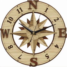 Laser Cut Wooden Clock Plans Free Download Free Vector File