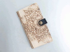 Laser Cut Wooden Phone Cover Free DXF File