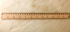 Laser Cut Wooden Ruler 12in Free Vector File