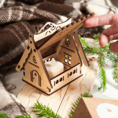 Laser Cutter Wooden Hanging House For Laser Cut Free Vector File