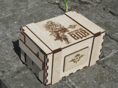 Lasercut Box In The Military Free Vector File