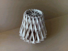 Lasercut Wooden Decorative Lamp Brilliant x3 Free DXF File