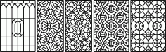 Lattice Room Divider Seamless Design Patterns For Laser Cut Free Vector File