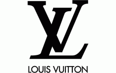 Louis Vuitton Logo Free DXF File