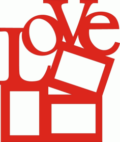 Love Photo Frame Love For Laser Cut Free Vector File