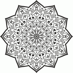 Luxury Mandala Design Ornament Free Vector File