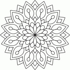 Mandala Circular Ornament Free Vector File