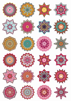 Mandala Decorative Elements Ornament Free Vector File
