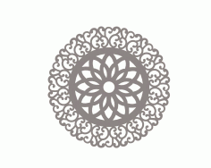Mandala Of Circle Art Ornament Free Vector File, Free Vectors File