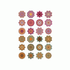Mandala Ornaments Circles 5 Free Vector File