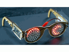 Midnight Sunglasses For New Year Leds By Folker For Laser Cut Free Vector File, Free Vectors File