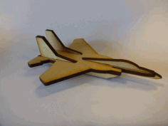 Mini f15 Fighter Aircraft Laser Cut Free DXF File