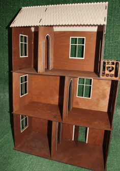 Miniature Dollhouse 3mm For Laser Cut Free Vector File