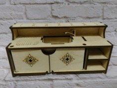 Miniature Dollhouse Furniture Dollhouse Kitchen 3mm For Laser Cut Free Vector File