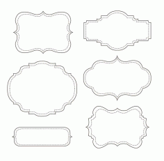 Mirror Frames Candy Buffet Free DXF File