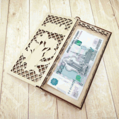Money Box Layout For Laser Cut Free DXF File