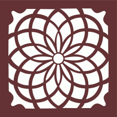 Motifs Of Squares For Laser Cut Free Vector File