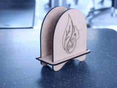 Napkin Holder Tabletop Decor Laser Cutting Free DXF File, Free Vectors File