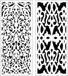 Nice And Unique Partition For Laser Cut Cnc Free Vector File, Free Vectors File