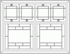Oriental Cabinet Design Template Free Vector File