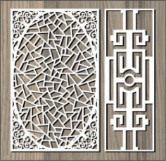 Oval Pattern For Laser Cut Cnc Free DXF File