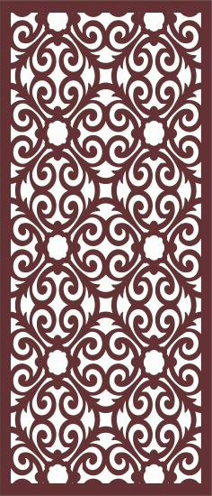Panel Room Divider Seamless Pattern For Laser Cut Free Vector File, Free Vectors File
