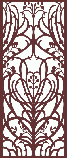 Panel Screen Room Divider For Laser Cut Free Vector File