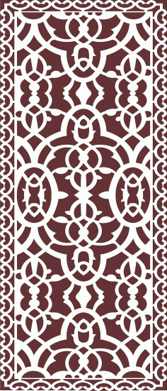 Panels Room Divider Seamless Pattern For Laser Cut Free Vector File, Free Vectors File